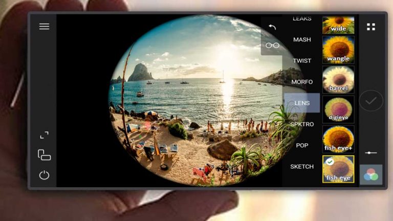 Cameringo Little Planet photos Fish Eye just using a Camera App