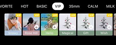 B612 VIP Filters