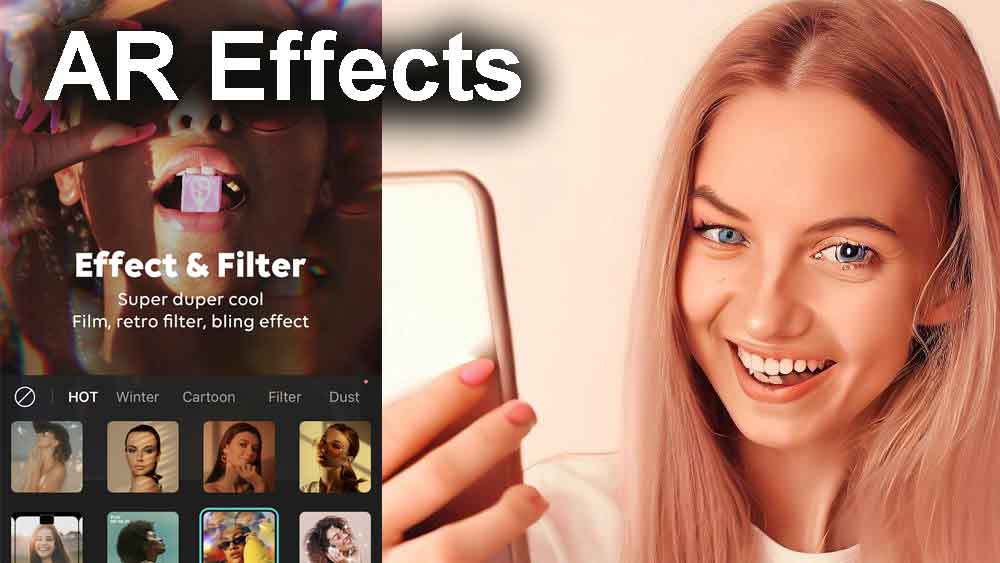 How To Use B612 Camera App's AR Effects - Android Camera